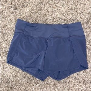 Bluish gray lululemon shorts